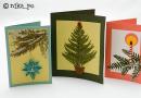 Пощенска картичка с обемно коледно дърво със собствените си ръце #29 Оригинална пощенска картичка във формата на коледно дърво